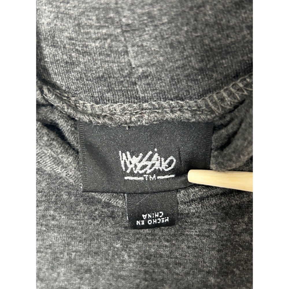 Mossimo Dark Gray‎ Flowy Long-Sleeved Turtleneck Blouse Women's Size XS - Picture 3 of 5